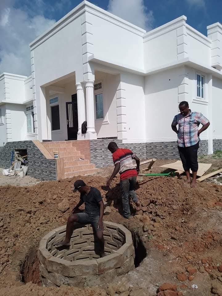 Ecolojia Septic Tanzania construction site